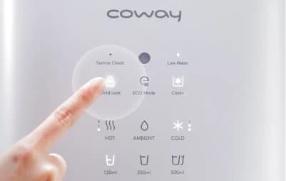 Coway Glaze — CHILD SAFETY LOCK