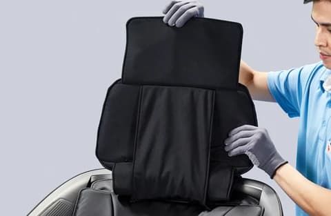 Coway Massage Chair — Disassemble Leather Covers