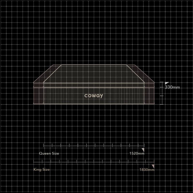 Coway Prime 2 SERIES dimensions diagram
