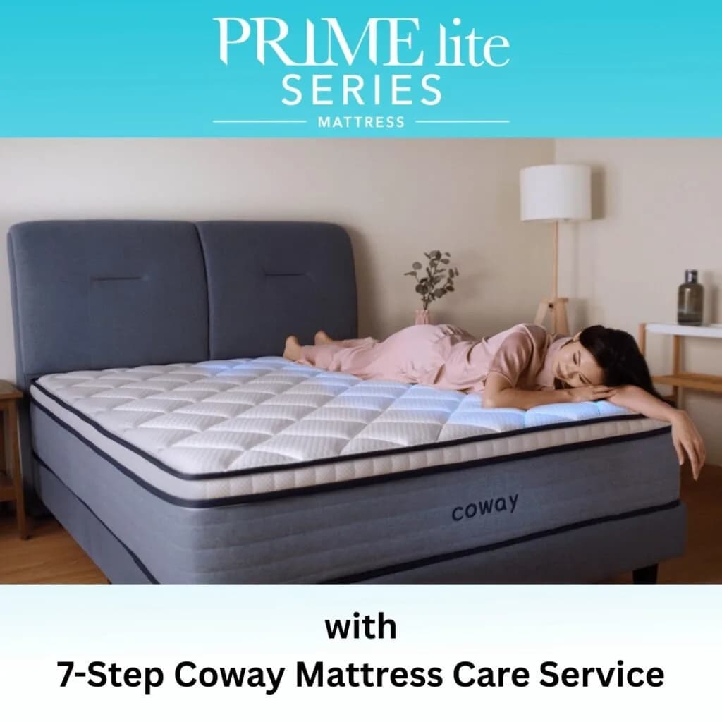 Prime Lite Mattress — With optional bed frame and mattress cleaning service for up to 9 years.